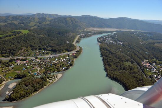President Vladimir Putin visits Altai Territory