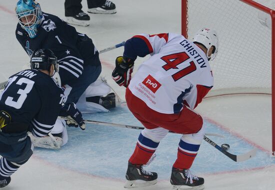 Kontinental Hockey League. Admiral vs. Lokomotiv