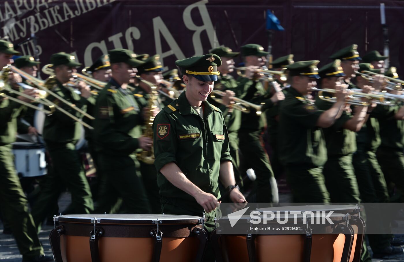 Rehearsal of Spasskaya Tower festival