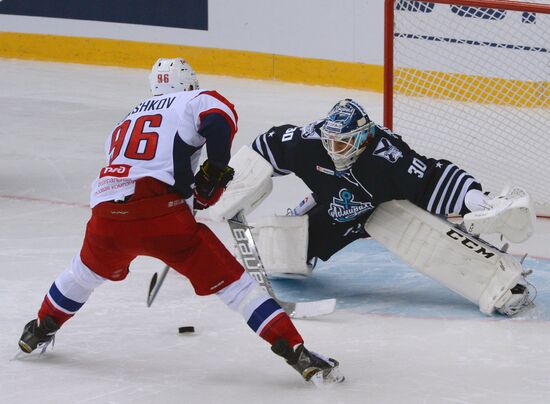 Kontinental Hockey League. Admiral vs. Lokomotiv