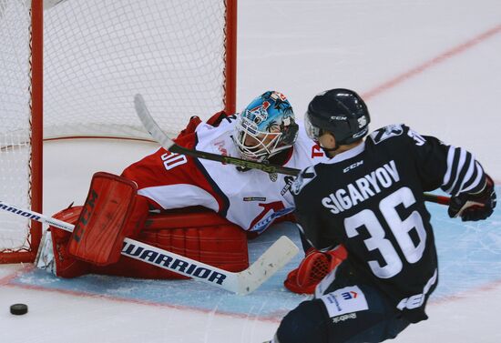 Kontinental Hockey League. Admiral vs. Lokomotiv