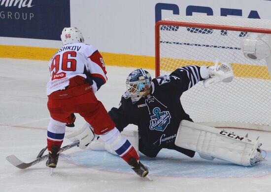 Kontinental Hockey League. Admiral vs. Lokomotiv