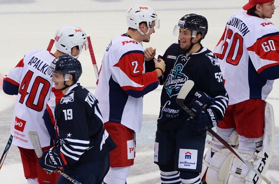 Kontinental Hockey League. Admiral vs. Lokomotiv