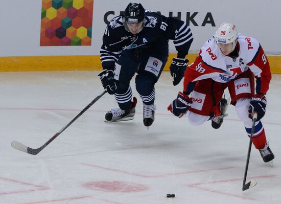 Kontinental Hockey League. Admiral vs. Lokomotiv