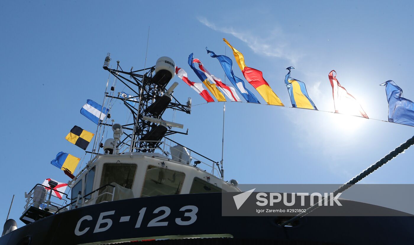 New SB-123 rescue and salvage tug arrives in Baltiysk port