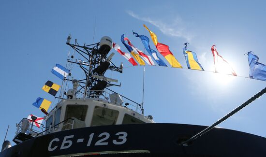 New SB-123 rescue and salvage tug arrives in Baltiysk port