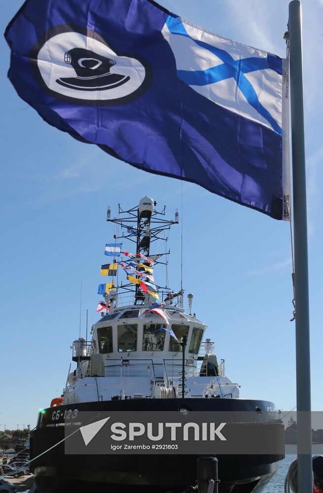 New SB-123 rescue and salvage tug arrives in Baltiysk port