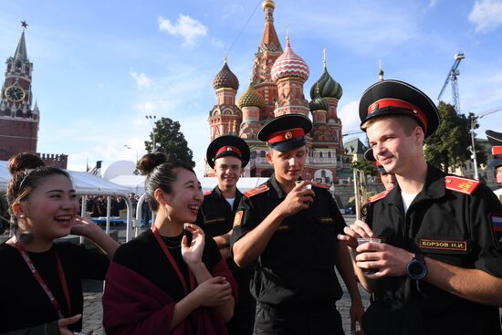Dress rehearsal of Spasskaya Tower Festival