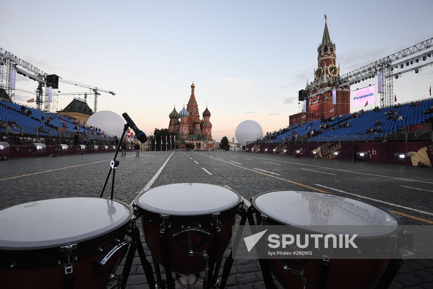 Dress rehearsal of Spasskaya Tower Festival