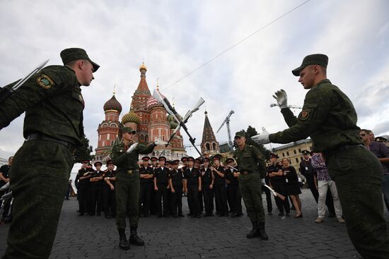 Dress rehearsal of Spasskaya Tower Festival