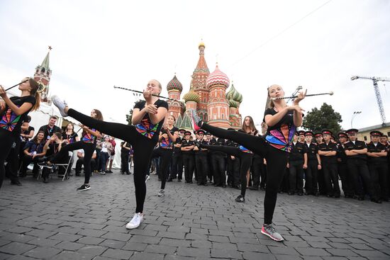 Dress rehearsal of Spasskaya Tower Festival