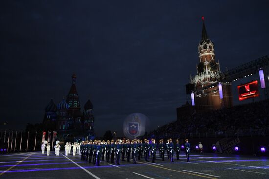 Dress rehearsal of Spasskaya Tower Festival
