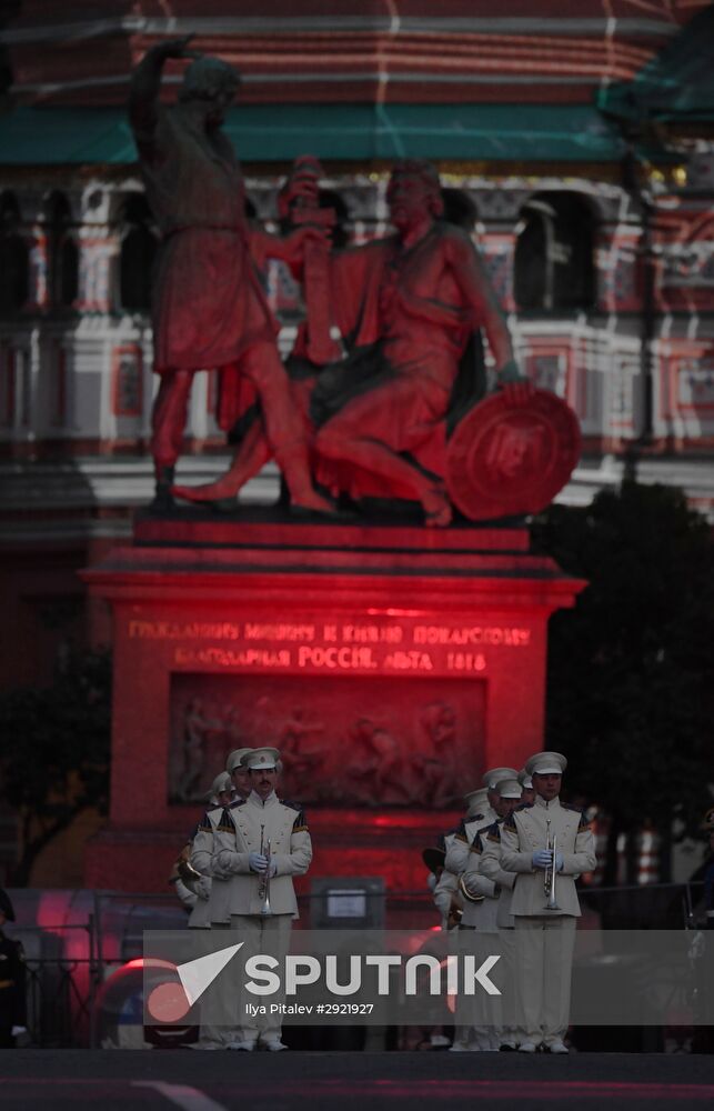 Dress rehearsal of Spasskaya Tower Festival