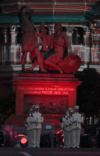 Dress rehearsal of Spasskaya Tower Festival