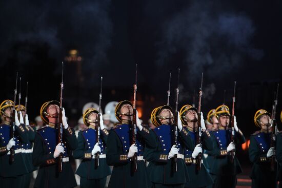 Dress rehearsal of Spasskaya Tower Festival