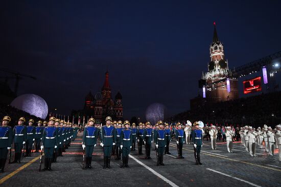 Dress rehearsal of Spasskaya Tower Festival