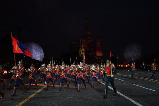 Dress rehearsal of Spasskaya Tower Festival