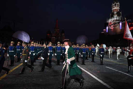 Dress rehearsal of Spasskaya Tower Festival