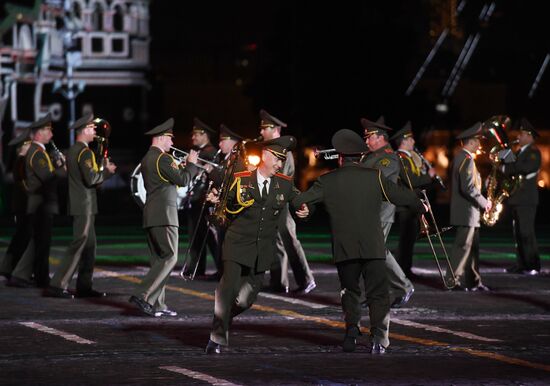 Dress rehearsal of Spasskaya Tower Festival