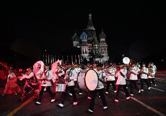 Dress rehearsal of Spasskaya Tower Festival