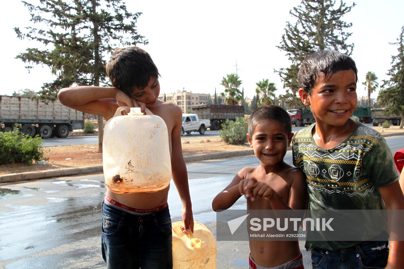 Refugees in Aleppo