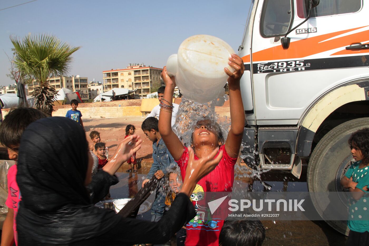 Refugees in Aleppo