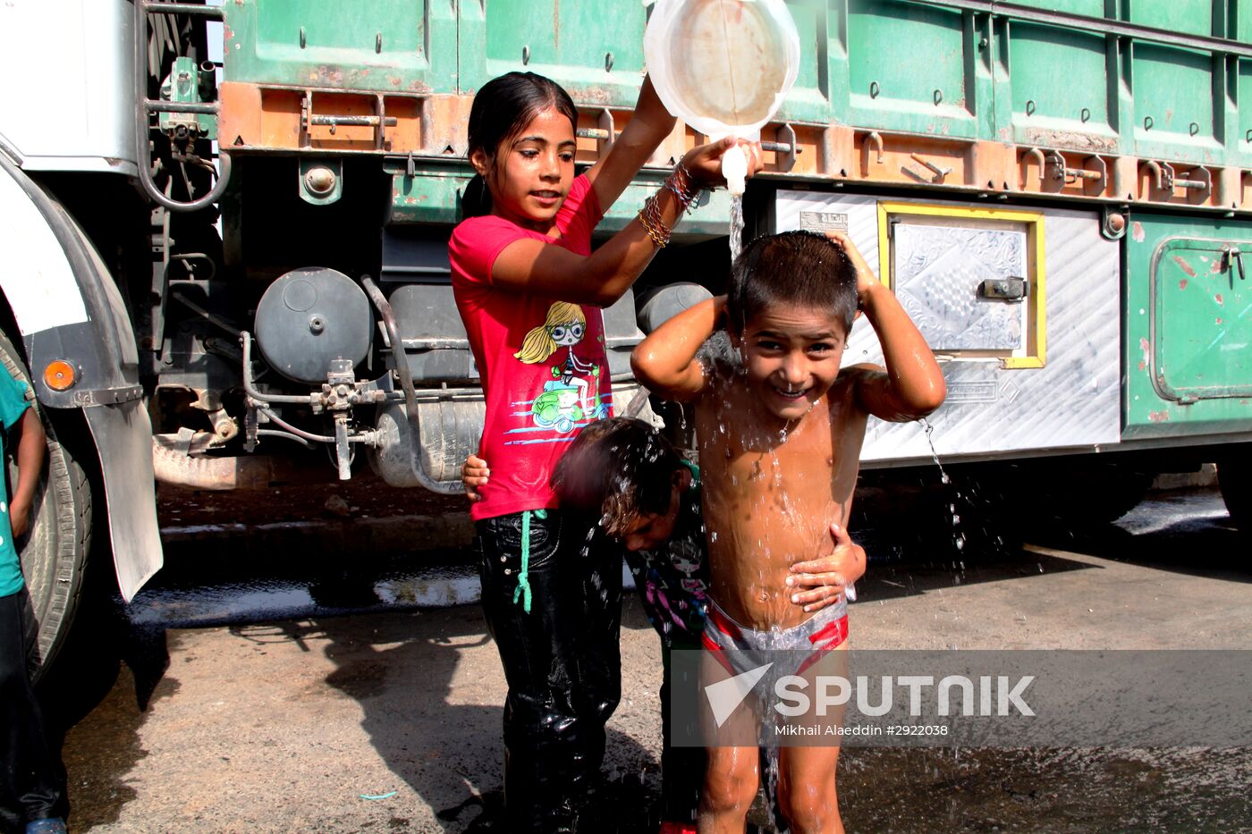 Refugees in Aleppo