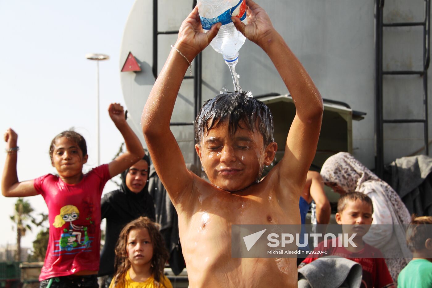 Refugees in Aleppo