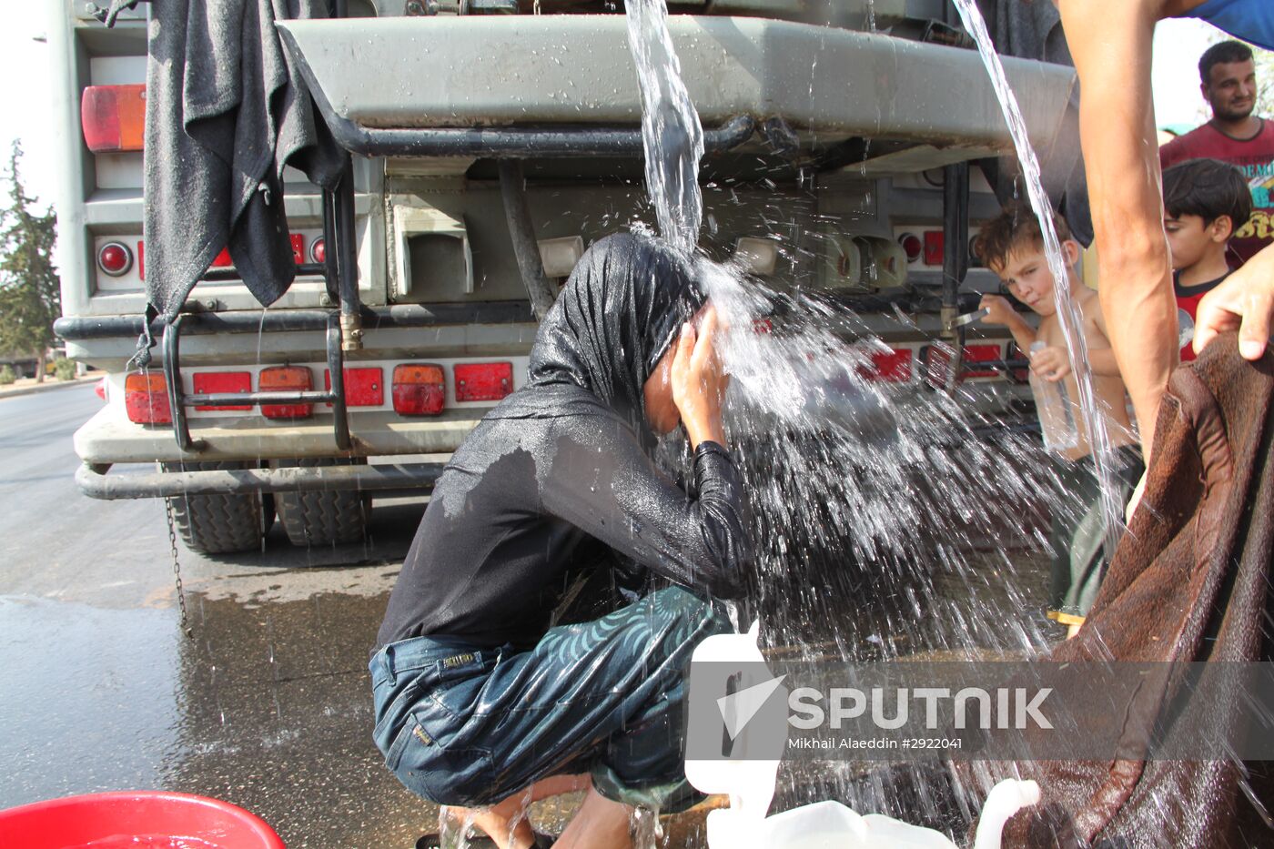 Refugees in Aleppo
