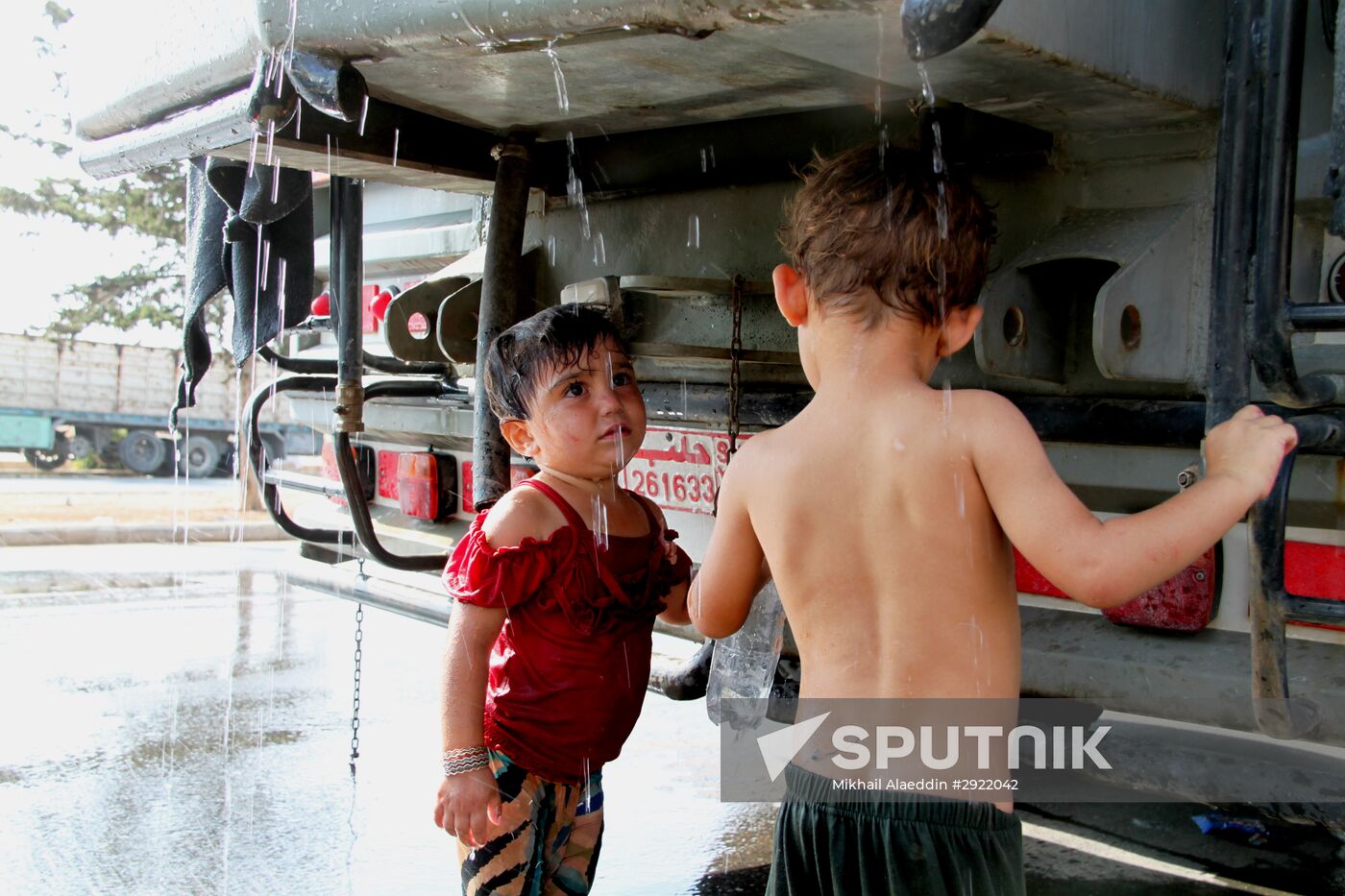 Refugees in Aleppo