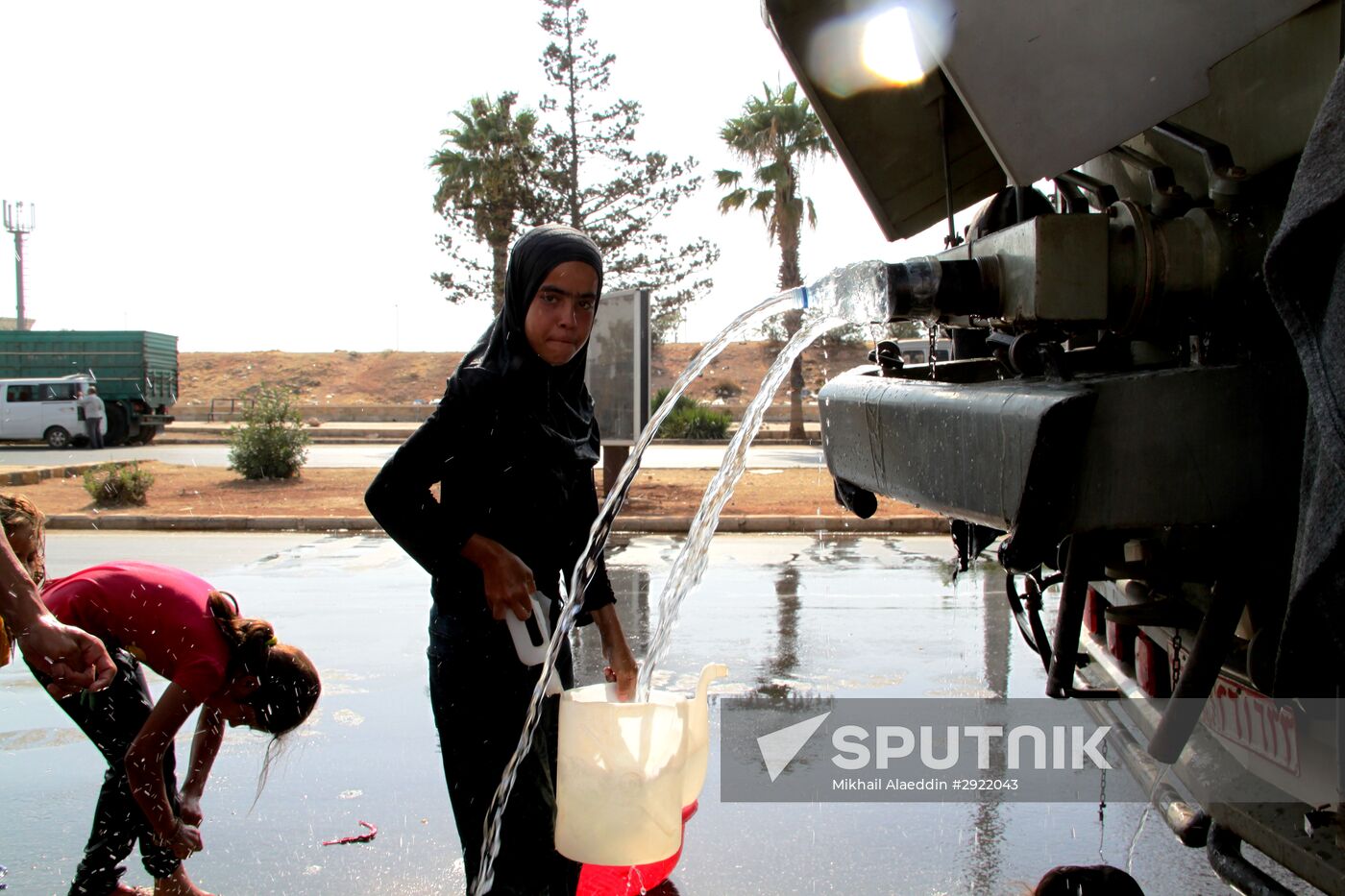 Refugees in Aleppo