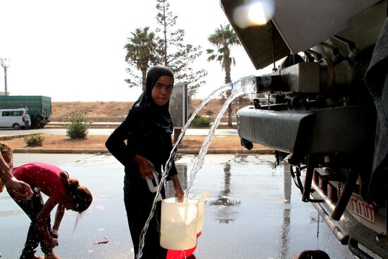 Refugees in Aleppo
