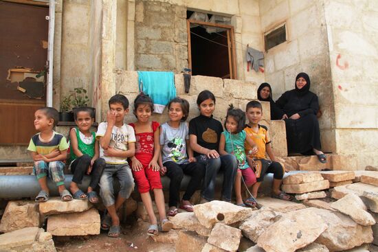 Refugees in Aleppo