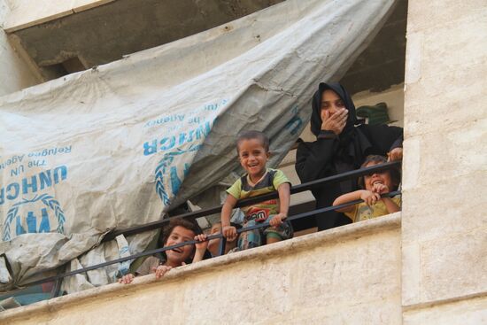 Refugees in Aleppo