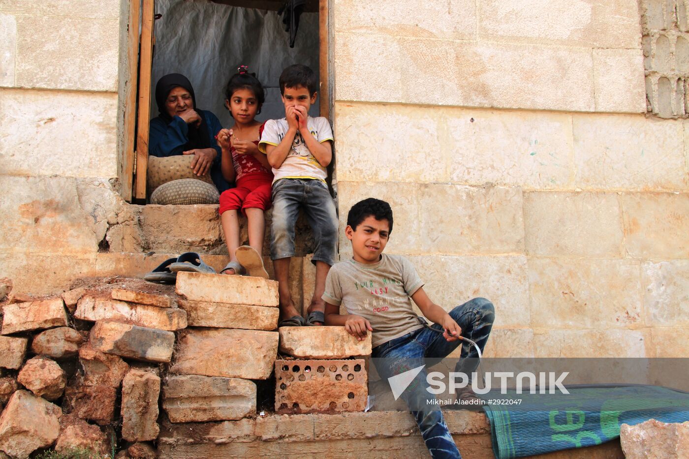 Refugees in Aleppo