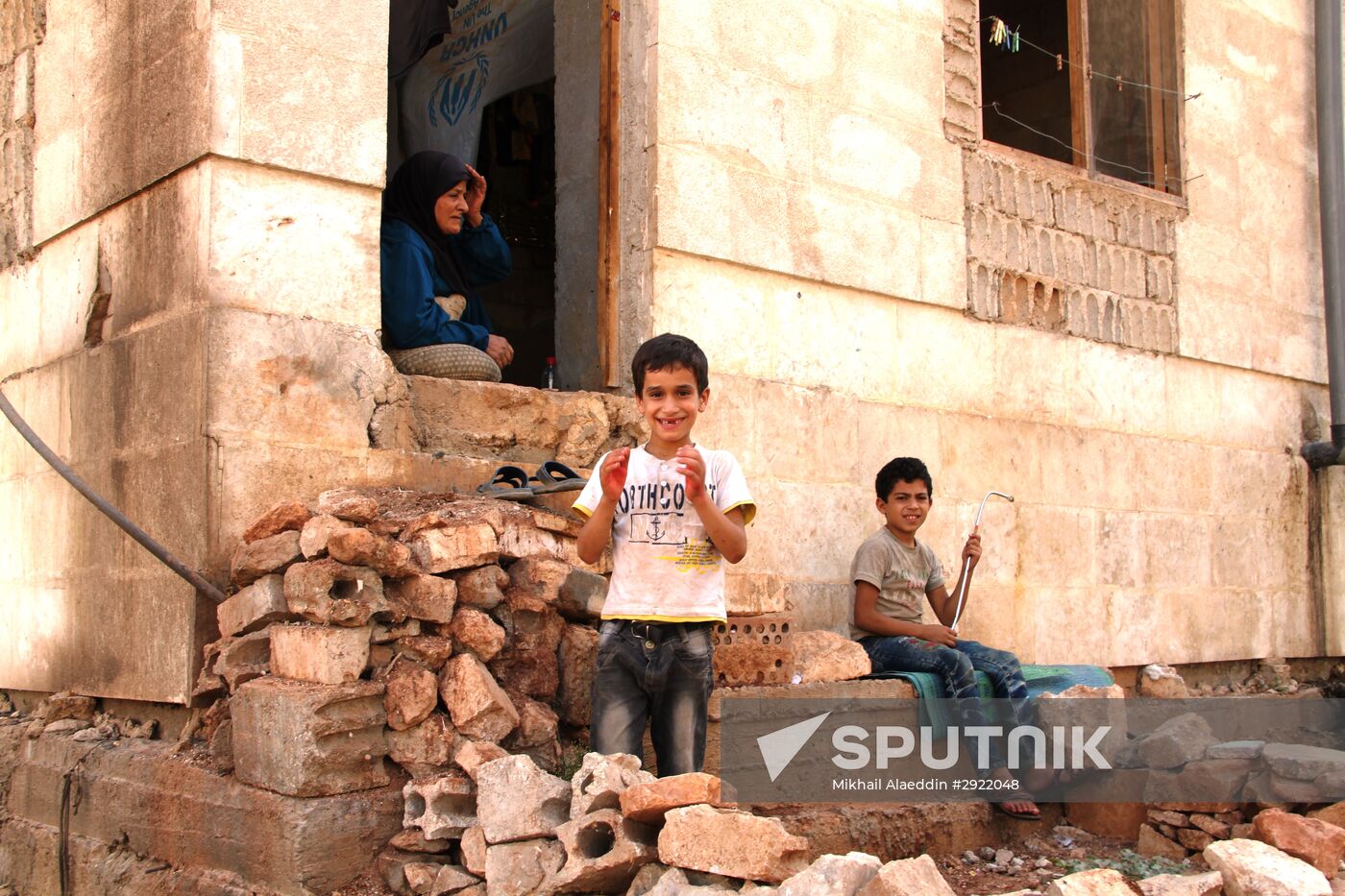 Refugees in Aleppo