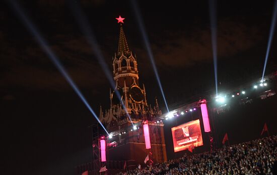 Dress rehearsal of Spasskaya Tower Festival