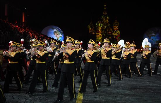 Dress rehearsal of Spasskaya Tower Festival