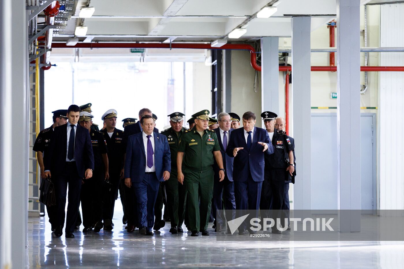 Russian Defense Minister Sergey Shoigu visits Krasnoyarsk machine-building plant