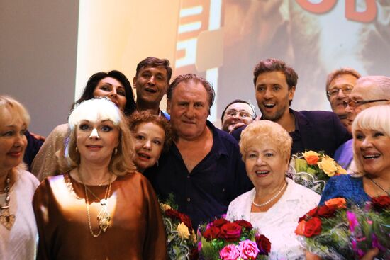 Gérard Depardieu culture center opens in Saransk