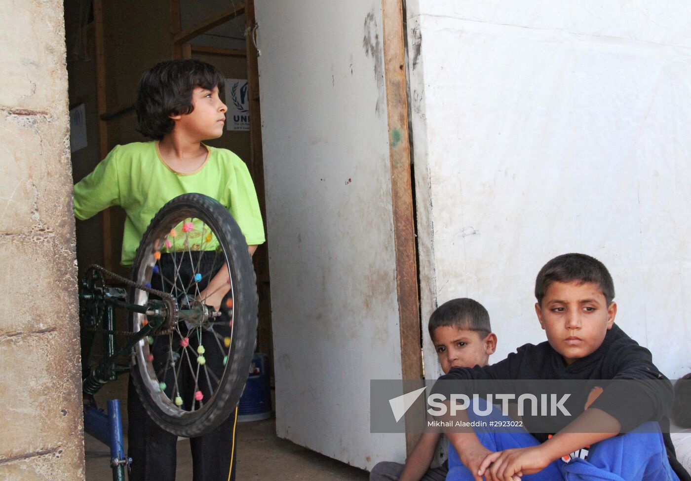 Refugees in Aleppo