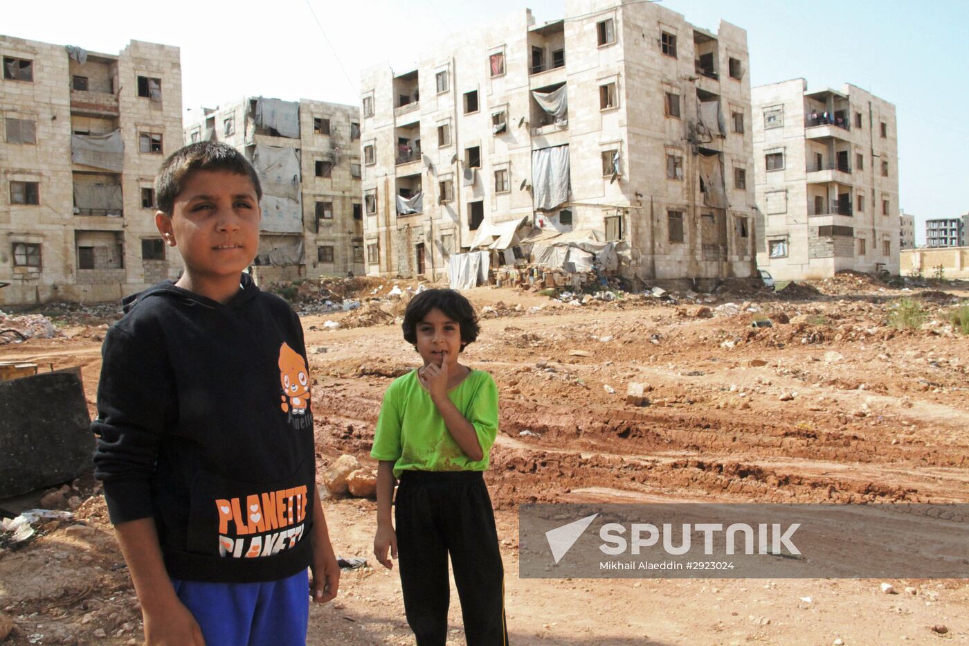 Refugees in Aleppo