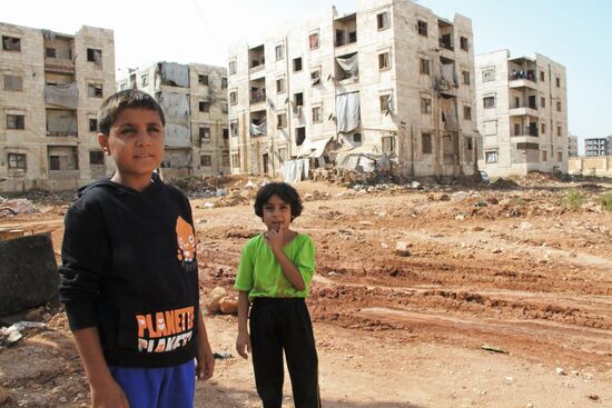 Refugees in Aleppo