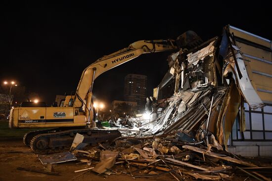 Demolition of unauthorized buildings continues in Moscow