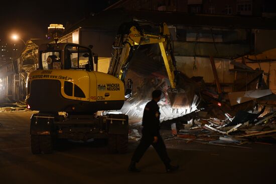 Demolition of unauthorized buildings continues in Moscow
