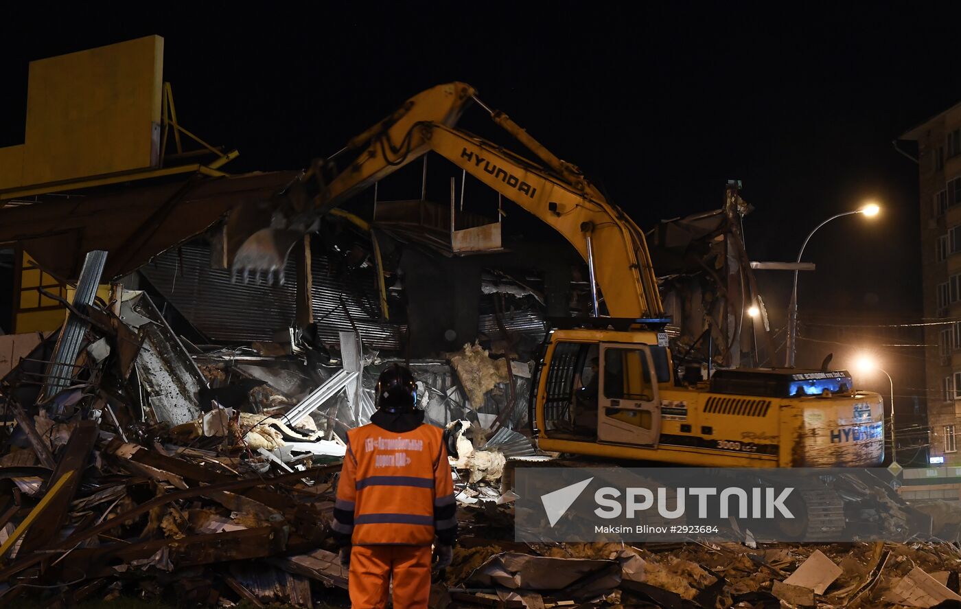 Demolition of unauthorized buildings continues in Moscow