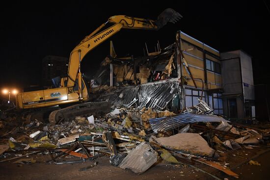 Demolition of unauthorized buildings continues in Moscow