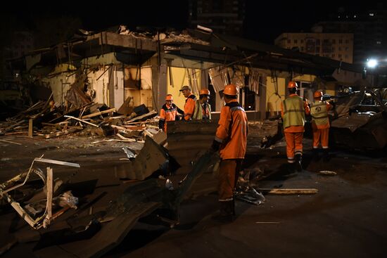 Demolition of unauthorized buildings continues in Moscow