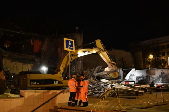 Demolition of unauthorized buildings continues in Moscow