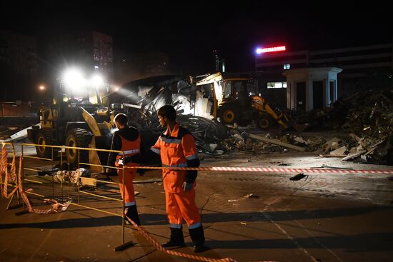 Demolition of unauthorized buildings continues in Moscow